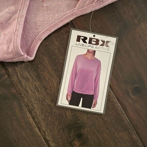 RBX Speckle French Terry Top with Keyhole Back XXL NWT - Picture 5 of 8